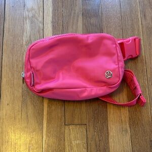 lululemon athletica watermelon Pink Crossbody Bag